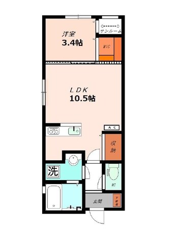 Crossseason山室の物件間取画像